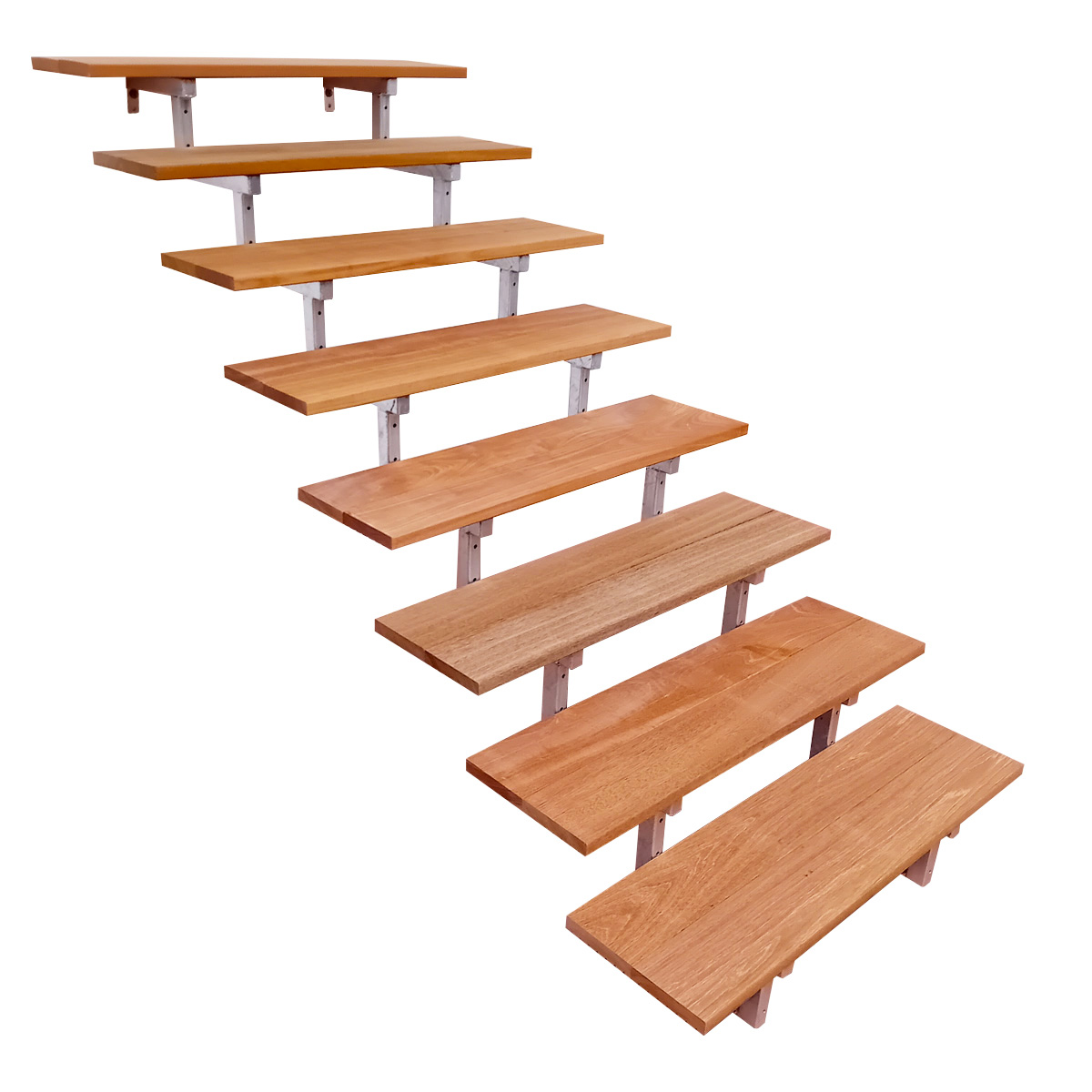 deck stairs 4 steps type D - height 71cm deck stairs 4 steps type D - height 71cm