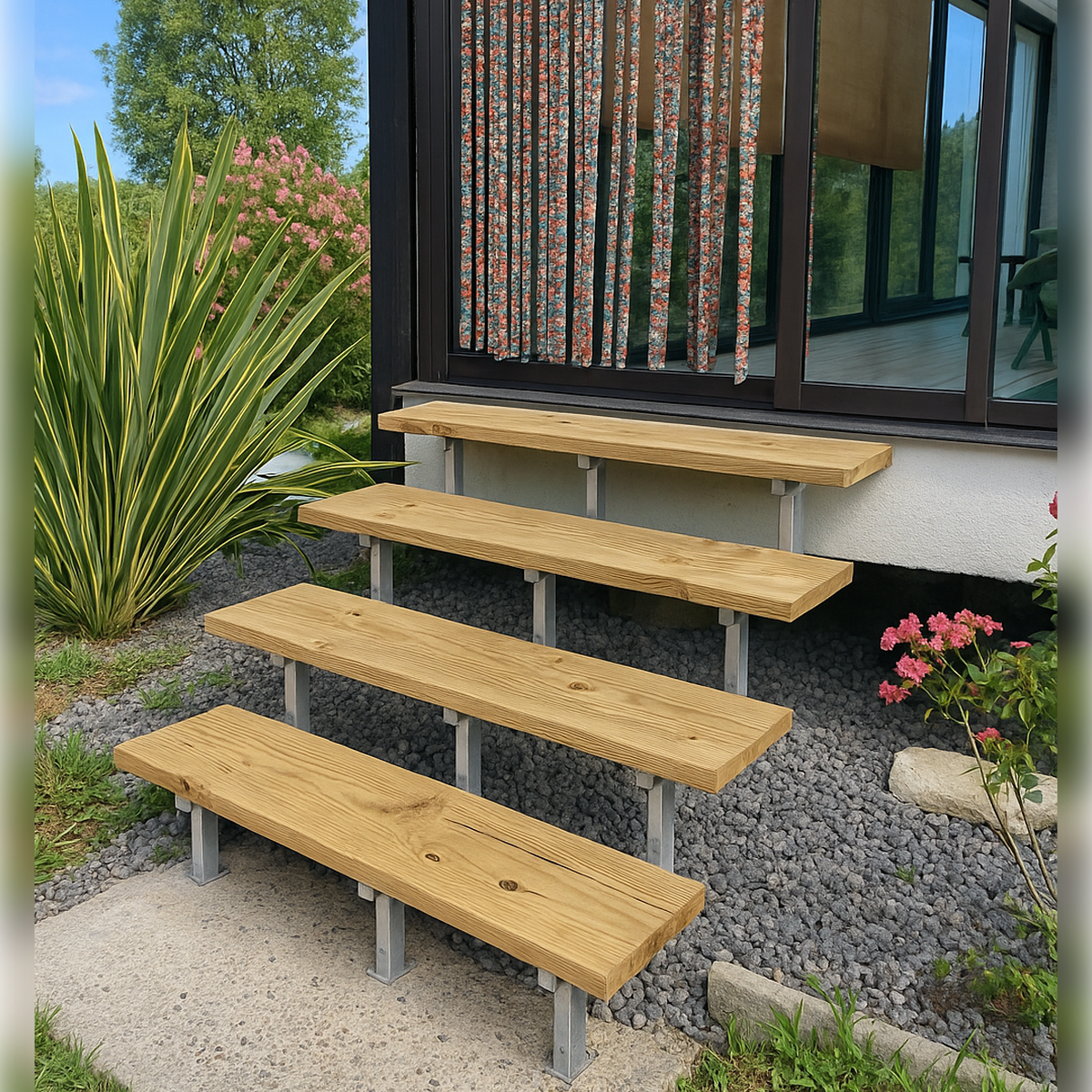  Outdoor Metal Stairs