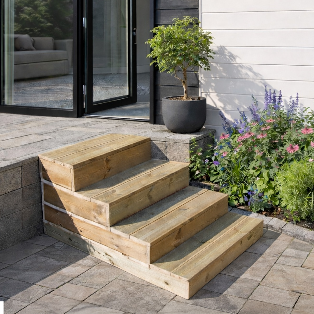 Gradino modulare legno BLOCKY