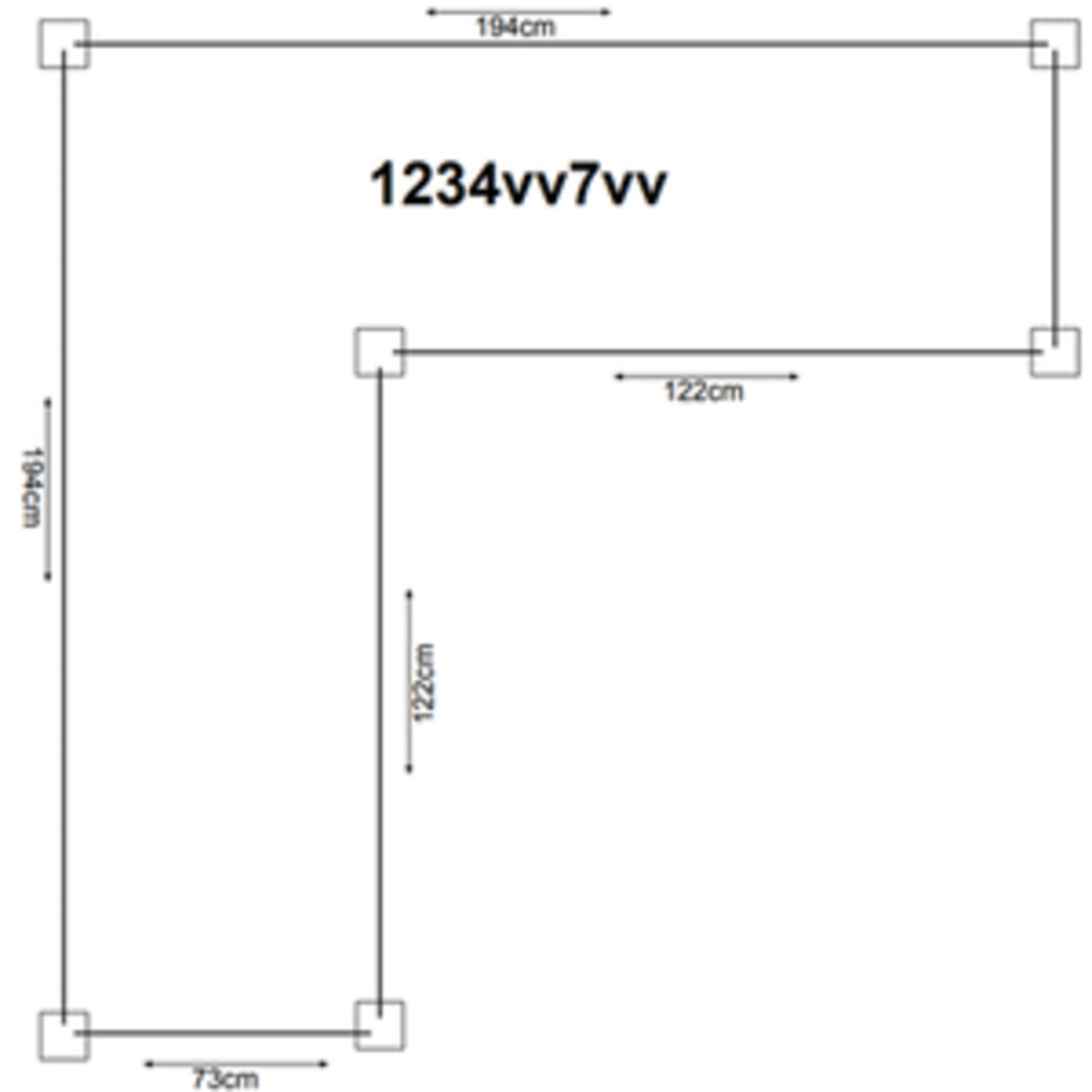 Hochbeet Holz Eckmodell - 5 Module 194x194cm