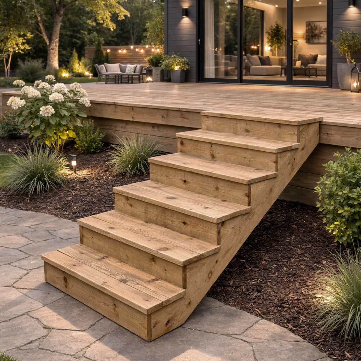 Deck stairs