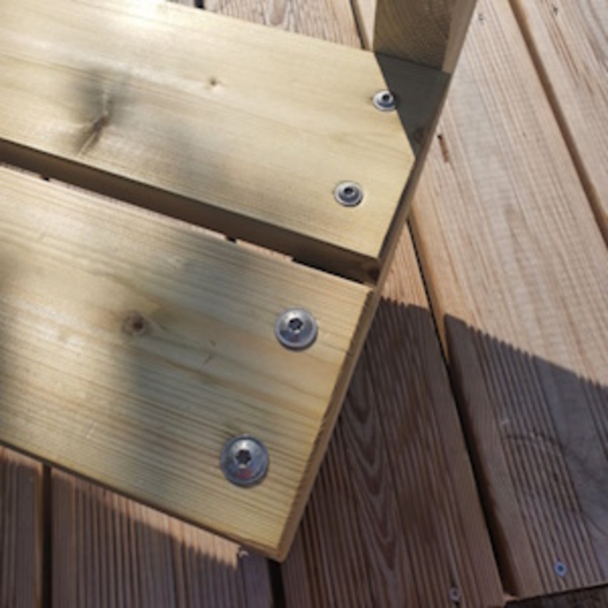 Deck stairs step type A