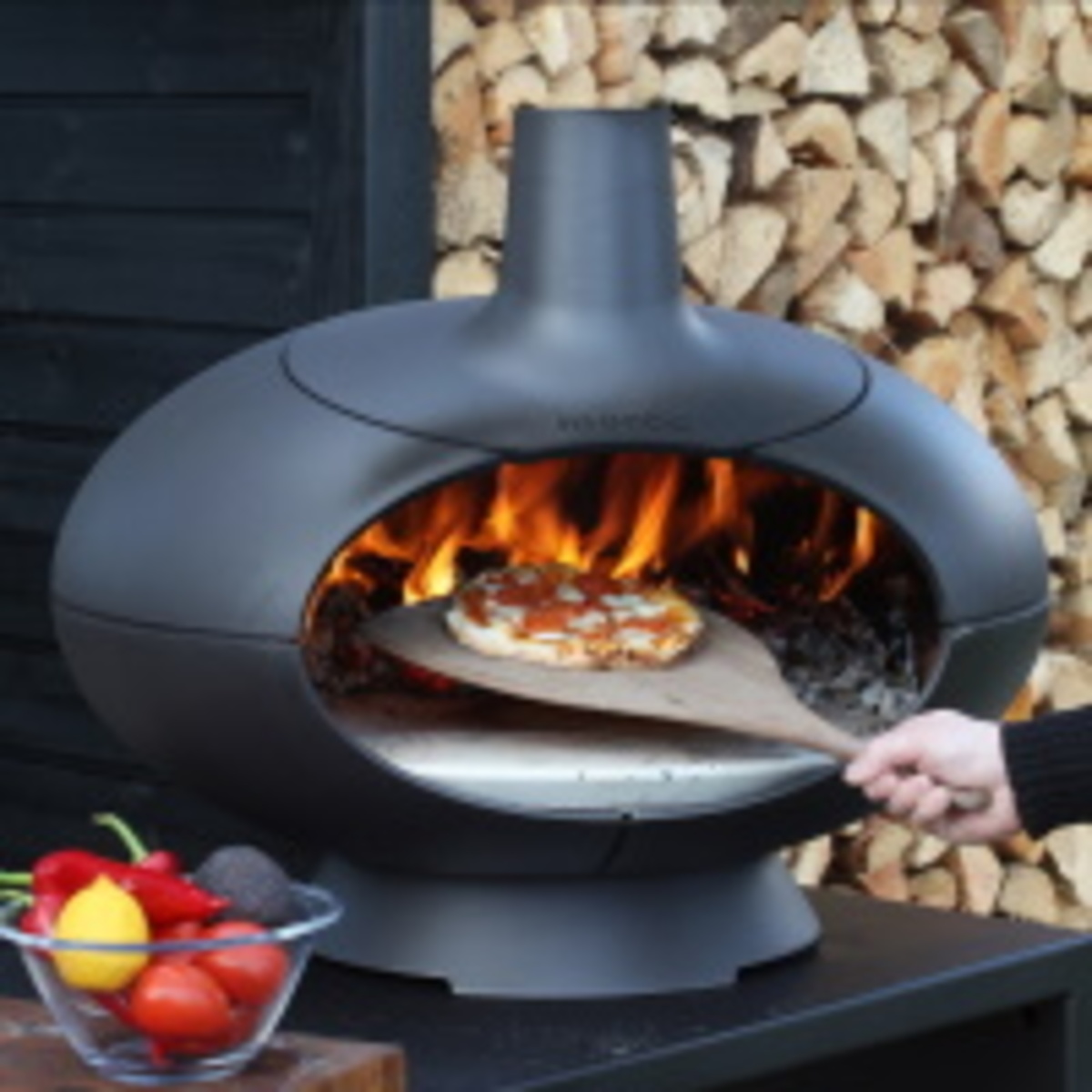 Morso Forno pizzaoven op hout