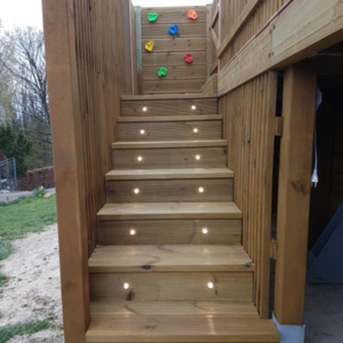 Play tower for children - pressure treated wood