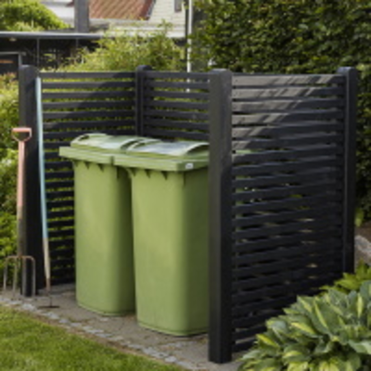 Wheelie bin storage