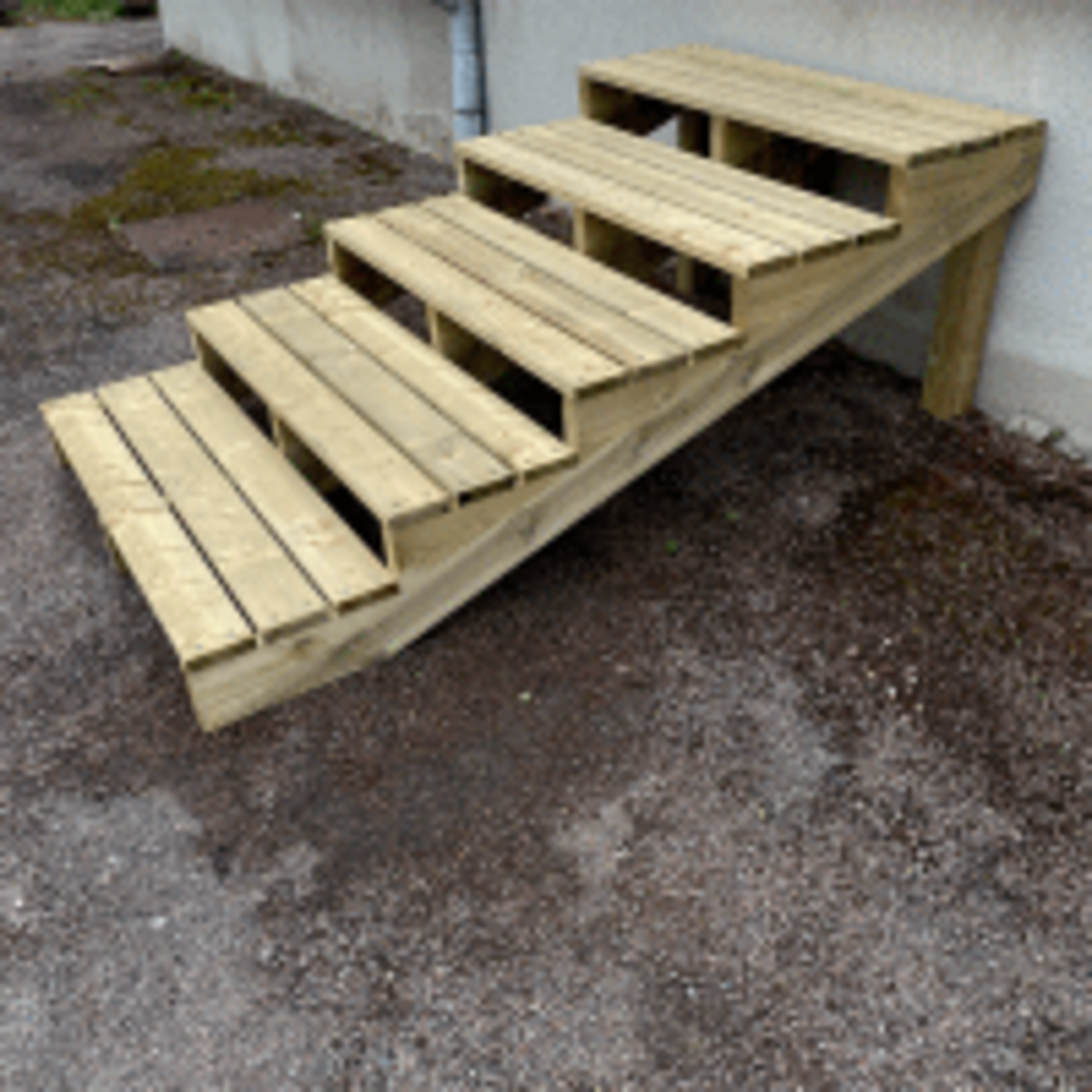 Holztreppe aussen Holztreppe aussen