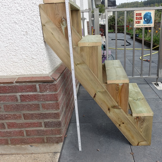 Escalier exterieur bois