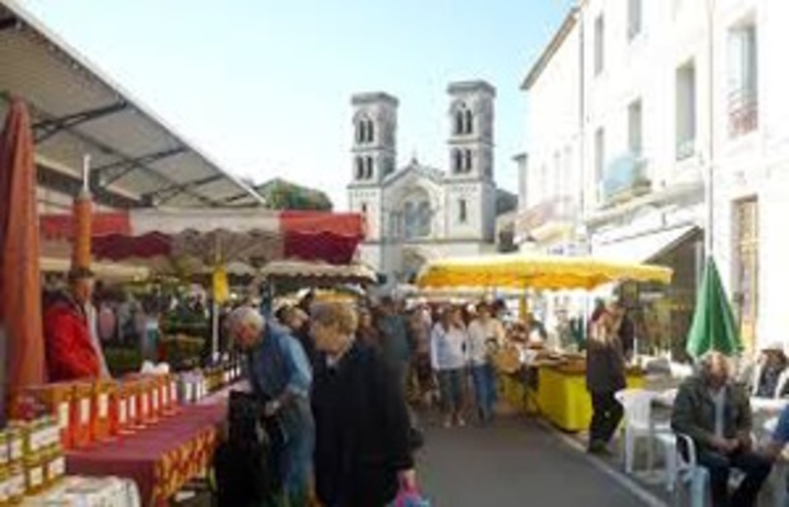 Marché local dans l'Hérault