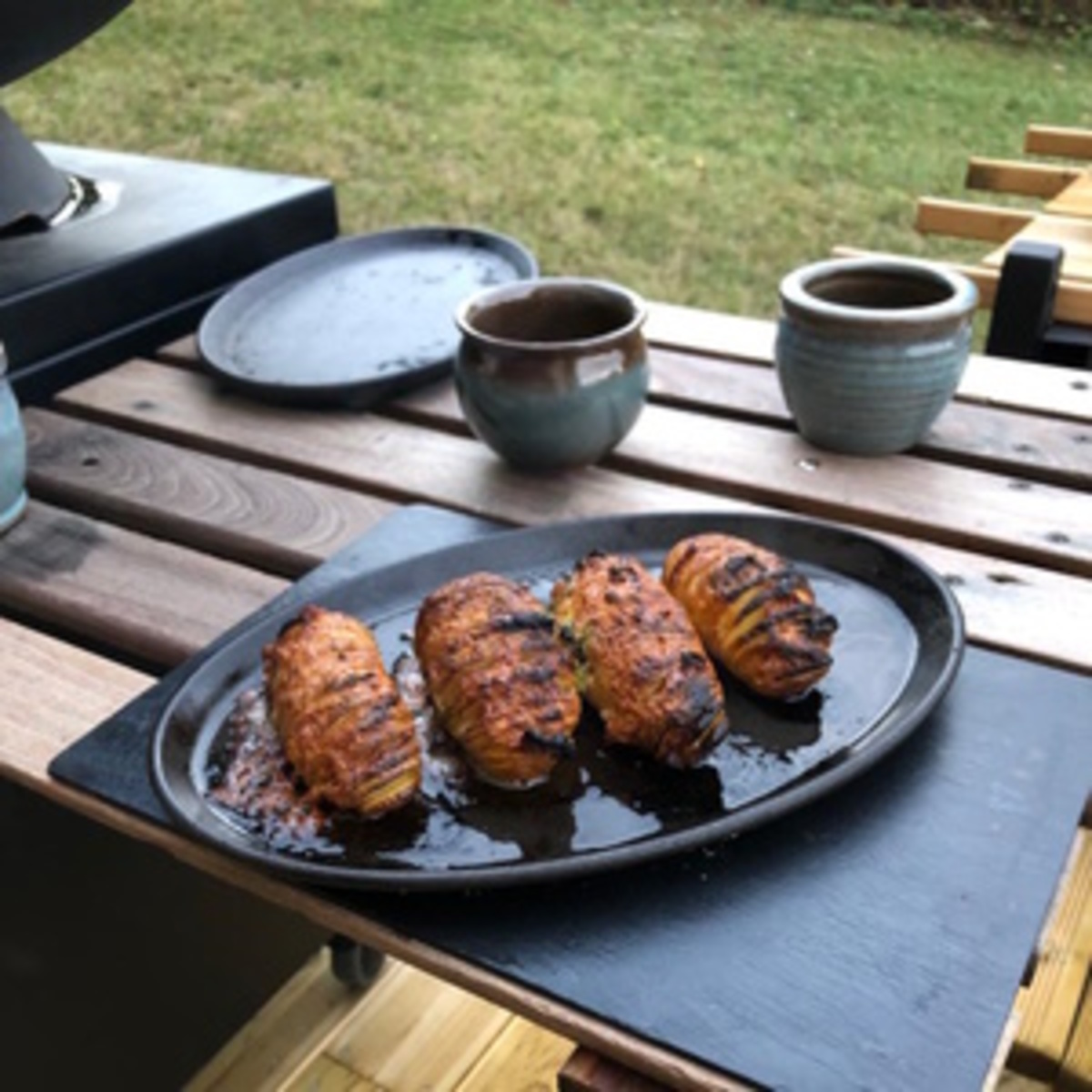 Hasselback potatoes