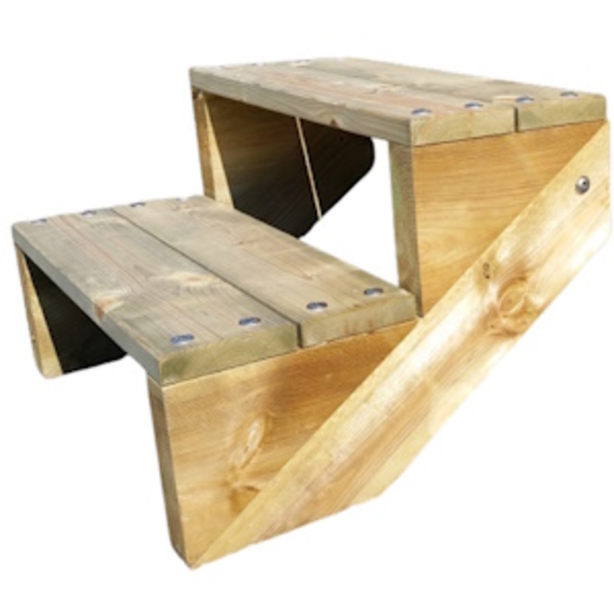 Tuintrap hout type A - 2 tot 7 treden